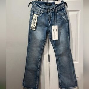 Sky Women's Classic Blue Straight Leg Jeans